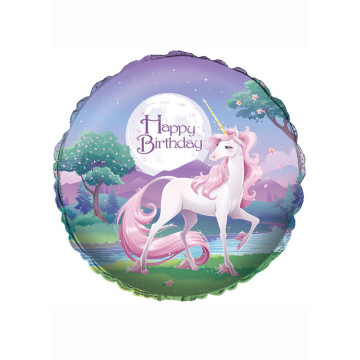 Ballon Aluminium Licorne 45 cm