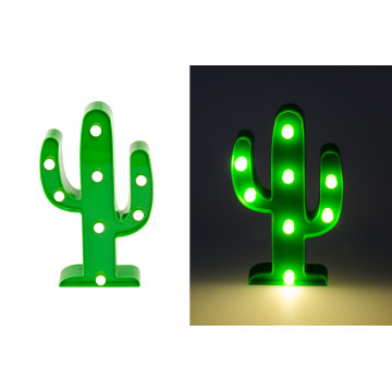 Cactus 8 leds 25,5 x 14,5 x 3 cm