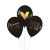 Lot de 3 ballons témoins de choc noir