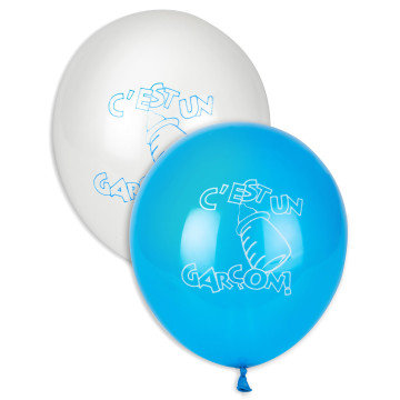 x10 Ballon de Baudruche Blanc 27cm