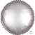 Ballon rond satin luxe argent 43 cm