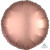 Ballon rond satin luxe vieux rose 43 cm