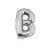 Mini Ballon Lettre B aluminium argent Mini Ballon Lettre B aluminium argent