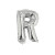 Mini Ballon Lettre R aluminium argent