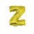Mini Ballon Lettre Z aluminium or Mini Ballon Lettre Z aluminium or