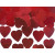 Confettis cœur rouges 25mm 10 gr