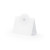 Lot de 10 marque-place Blanc IHS argent 8 x 8 cm