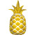 Ballon Ananas or 110 cm