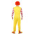 Combinaison Clown tueur homme Halloween jaune et rouge