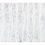 Chemin de table de Noël neige/argent 28 cm x 3 m