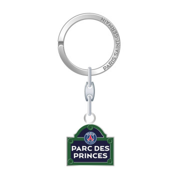Porte-clé PSG Plaque de rue Parc des Princes