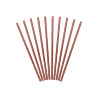 Lot de 10 pailles carton rose gold