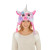 Bonnet Licorne rose en peluche