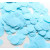 Confettis ronds bleu ciel en papier