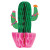 Suspension Cactus alvéolée Lama Frida 43 cm