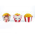 Lot de 6 Cupcakes wrappers Vintage Circus