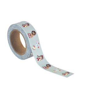 Ruban Washi tape Vintage Circus 1,50 m x 10 m