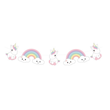 Guirlande Bébé Licorne 3,5 m