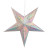 Lanterne étoile pastel irisé 30 cm