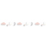Guirlande Cigogne Rose 3 m