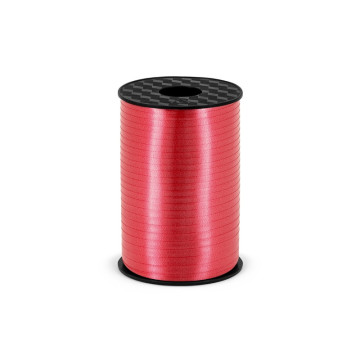 Rouleau de bolduc rouge 225 m x 5 mm