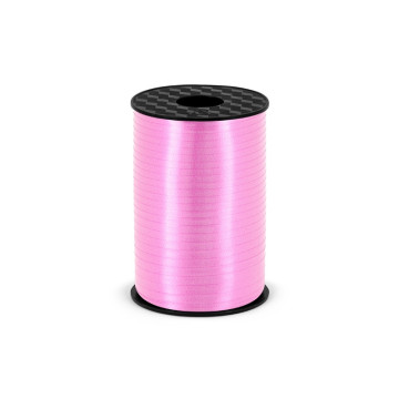Rouleau de bolduc rose 225 m x 5 mm