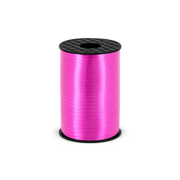 Rouleau de bolduc fuschia 225 m x 5 mm