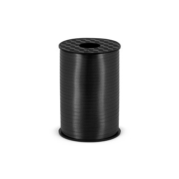 Rouleau de bolduc noir 225 m x 5 mm