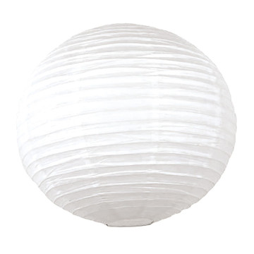 Lanterne japonaise ronde blanche 15 cm