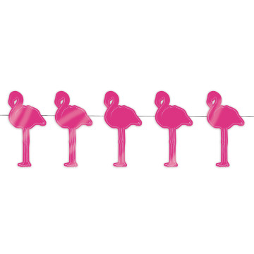 Guirlande Flamant rose 3 m