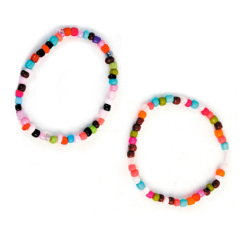 Lot de 2 bracelets perles