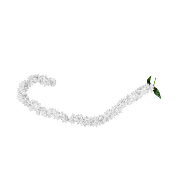 Guirlande orchidées blanches 168 cm