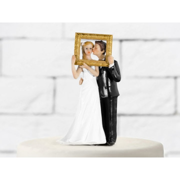 Couple de mariés photobooth 14,5 cm
