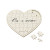 Livre d'or puzzle Coeur On s'aime 46 cœurs 27 x 30 cm Livre d'or puzzle Coeur On s'aime 46 cœurs 27 x 30 cm