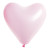 Lot de 5 ballons de baudruche Cœur en latex Rose 26 cm