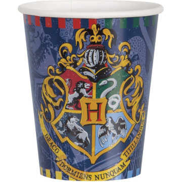 Lot de 8 gobelets Harry Potter 27 cl