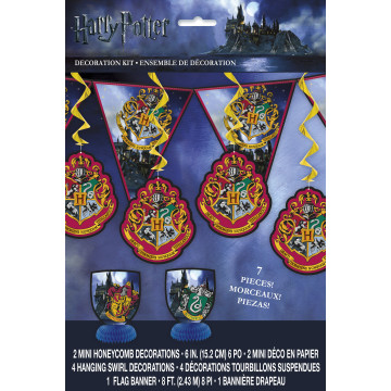 Kit de décoration Harry Potter 7 pièces