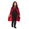 Cape rouge pour enfant avec capuche 115 cm