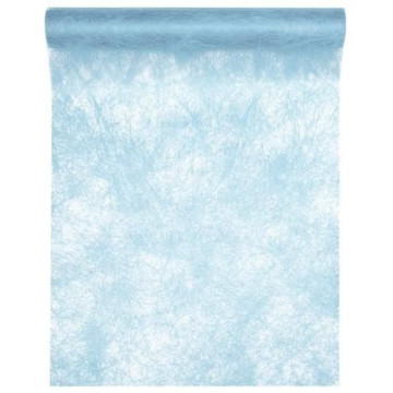 Chemin de table bleu ciel 30 cm x 10 m
