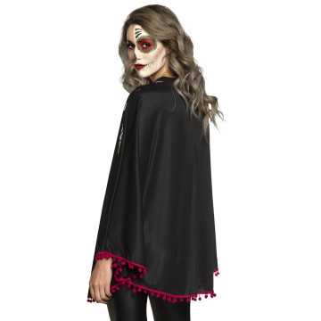 Poncho Day of dead Halloween
