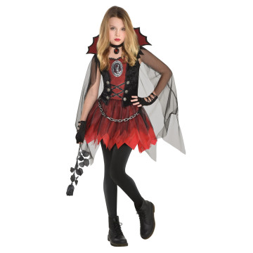Déguisement Jeune dark Vampire fille Halloween taille 10/12 ans