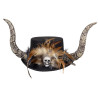 Chapeau papa legba avec cornes Halloween