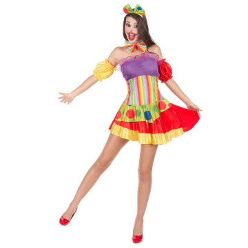 Déguisement Clown sexy Halloween femme