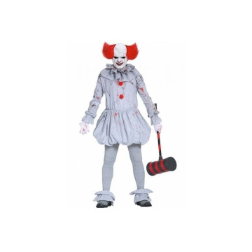 Déguisement de clown horrible homme Halloween-M