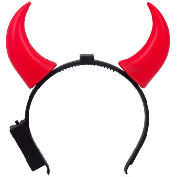 Serre-tête de diable led Halloween
