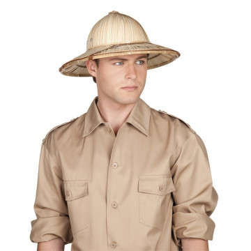 Chapeau de safari osier de luxe