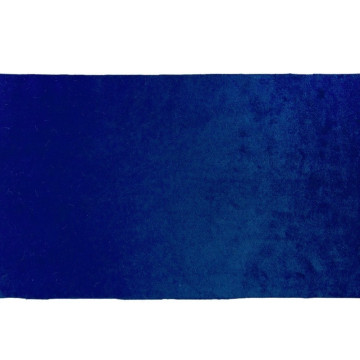 Chemin de table velours bleu nuit 28 cm x 3 m