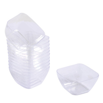 Lot de 25 mini verrines apéro cubes transparents 4,5 cl