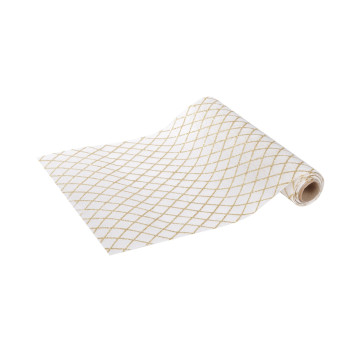 Chemin de table Losanges or 28 cm x 3 m