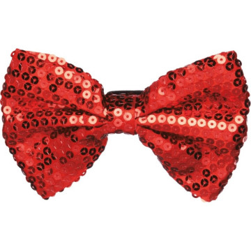 Noeud papillon noël pailleté